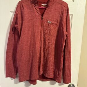 Ariat Rebar Rust Quarter-Zip Top